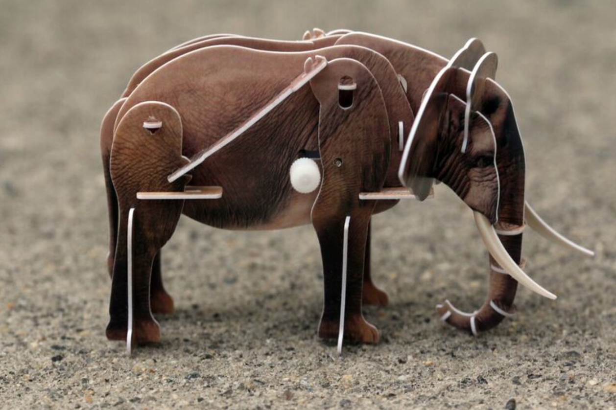 3-D motokit - elephant
