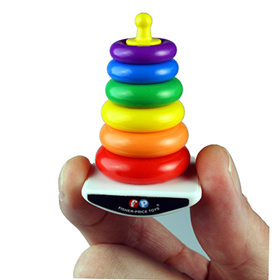 Worlds Smallest Fisher Price Classic Rock-A-Pile