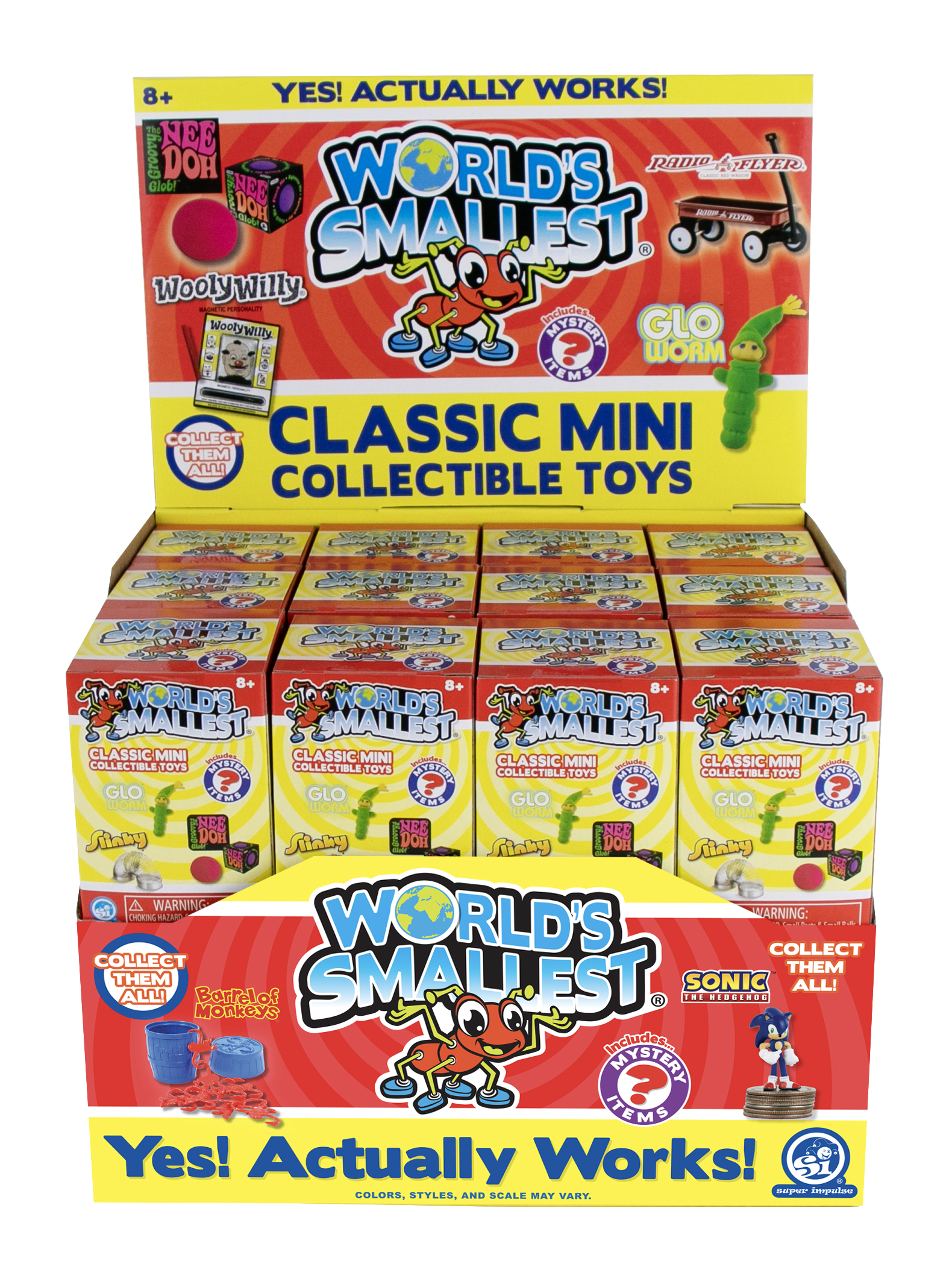 World's Smallest Classic Mini Toys Series 4 Mystery Box [24 Packs]