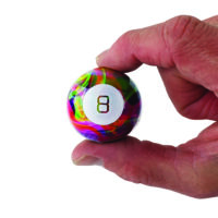 Magic 8 ball tie dye